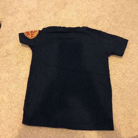 Polo Navy Blue Boys Rugby T-Shirt - Picture 3 of 5